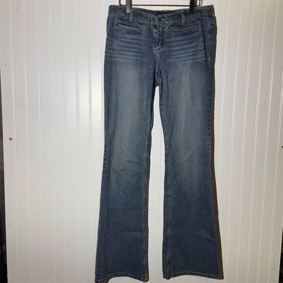 Vintage Y2K Weather Vane Flare Jeans 11 low rise Medium Wash 2000s Indie Grunge - Picture 1 of 4